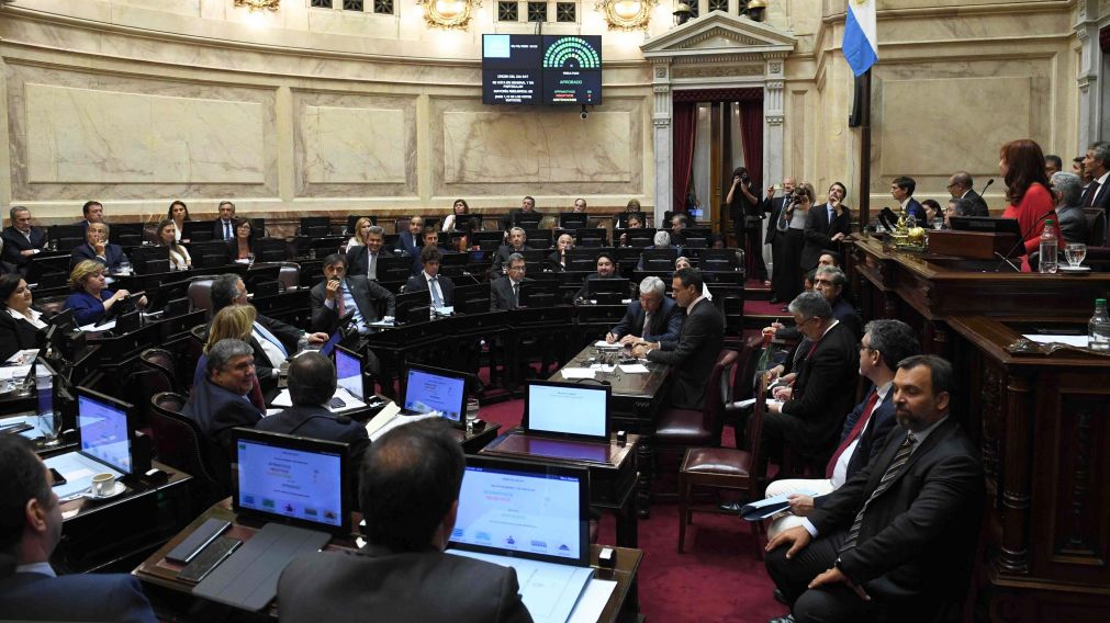 El Senado aprobó la Ley de Góndolas. (Télam)