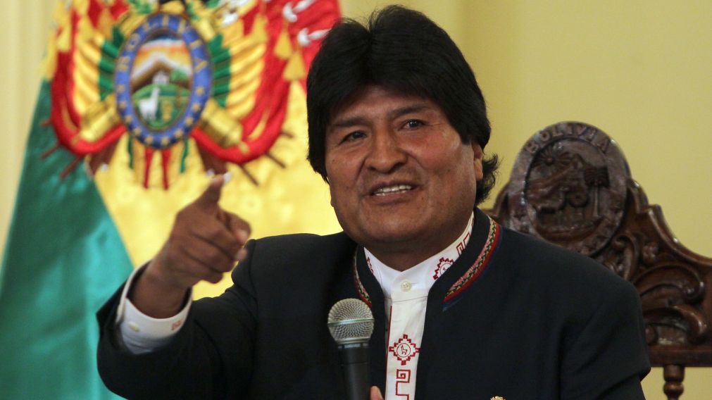 Morales record� en el video los logros de su gesti�n. (EFE)