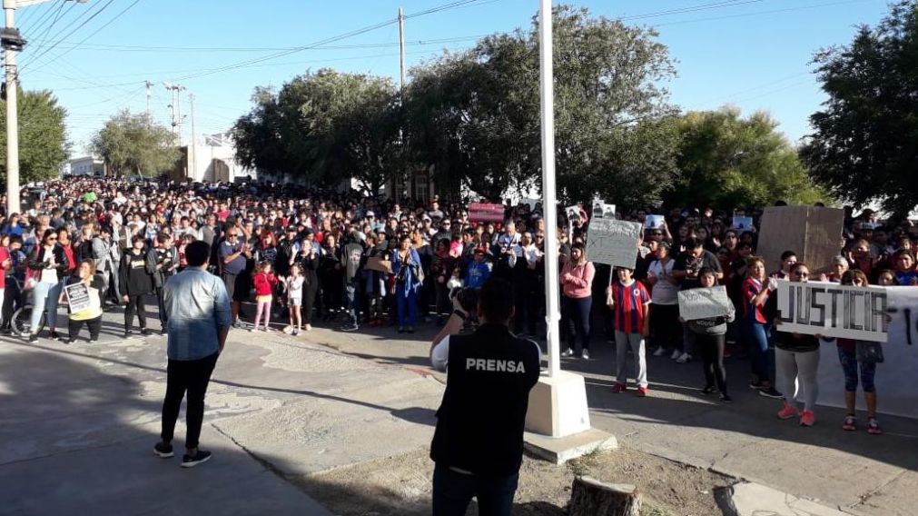 La marcha se realizó el último viernes por la tarde.