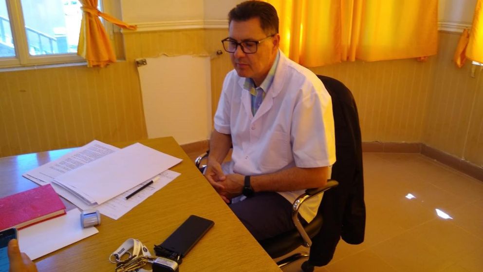 Declaraciones exclusivas del Director del Hospital de Puerto Deseado (Gentileza La Opinión Austral).