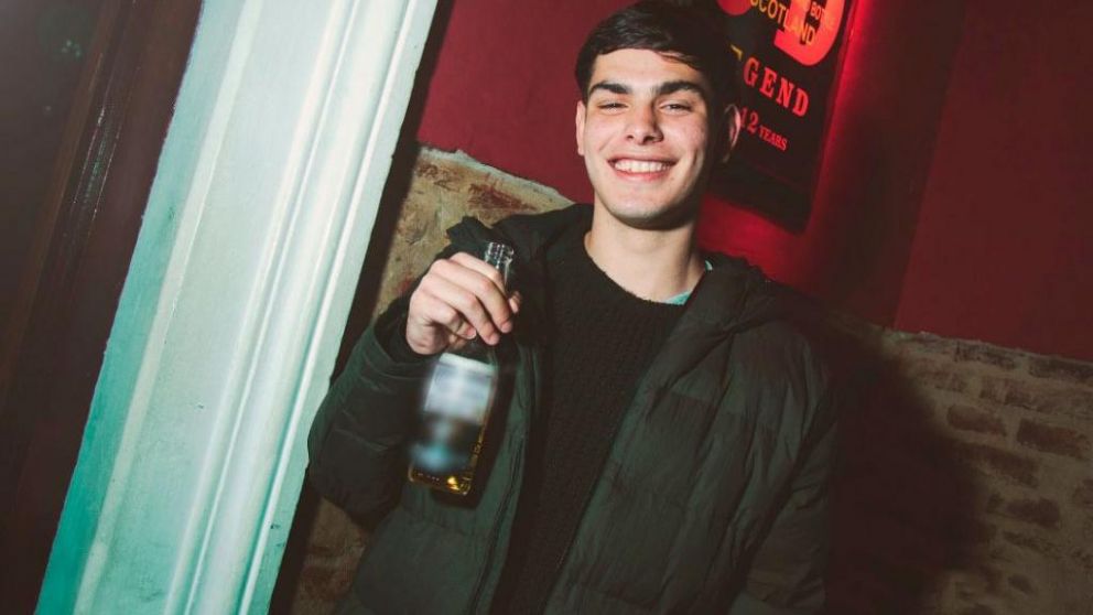 Cinalli mostró su "valentía" por Whatsapp.