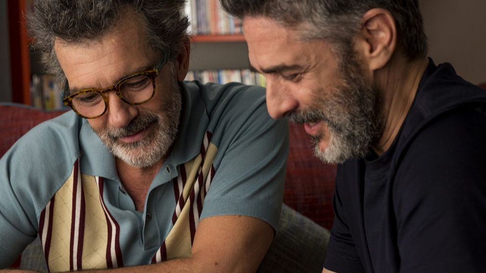 Banderas y Leonardo Sbaraglia en Dolor y Gloria, de Almodóvar