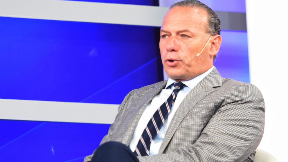 Berni en los estudios de Crónica HD (Pablo Villán/Crónica)