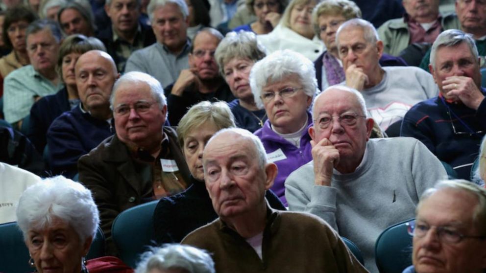 Los jubilados, en una incómoda situación.