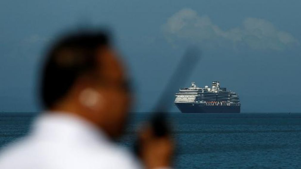 El crucero Westerdam amarró en el puerto de Sihanoukville, en Camboya (Reuters).