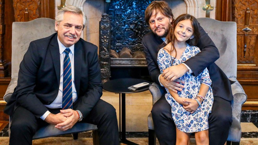 Alberto recibió a Leandro Santoro.