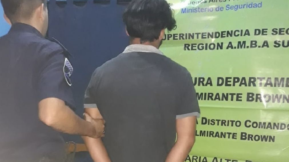 El pervertido fue detenido cuando la formación ferroviaria llegó a estación de Burzaco.