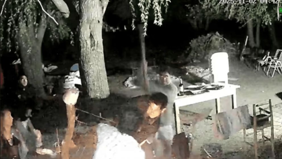 El crimen qued� registrado en un video (Gentileza El Doce TV).