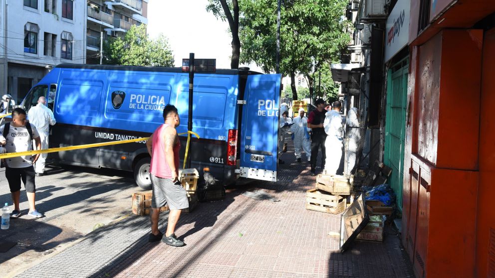 Tragedia en la verdulería (Jonatan Moreno/Crónica).