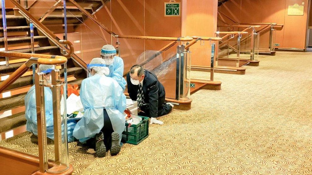Alerta en el crucero (Twitter).