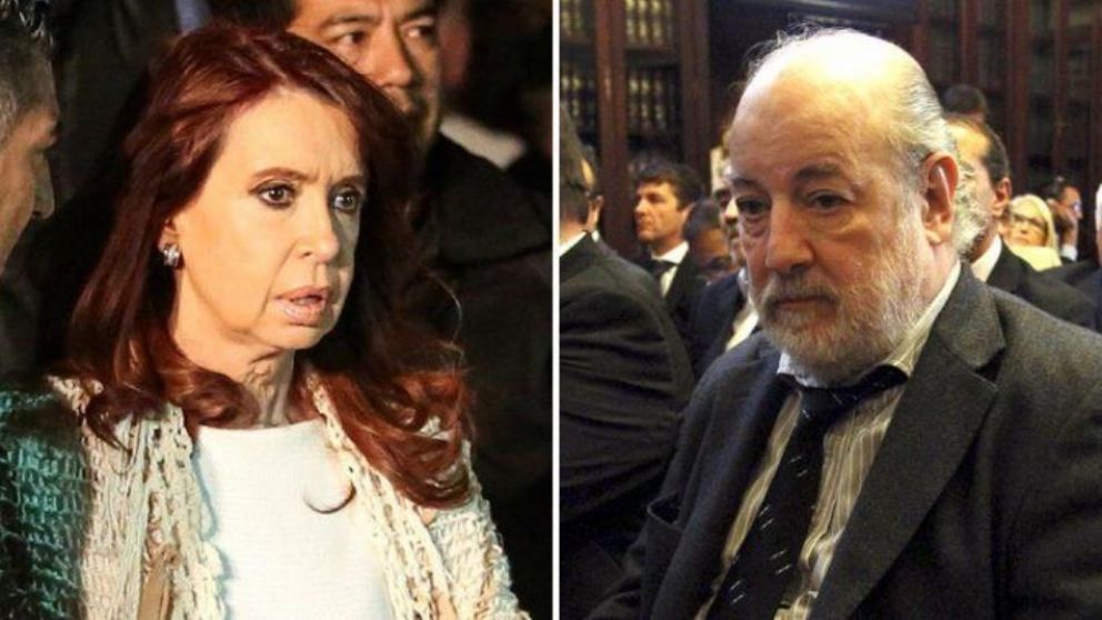 La vicepresidenta y el juez Claudio Bonadio (Crónica).