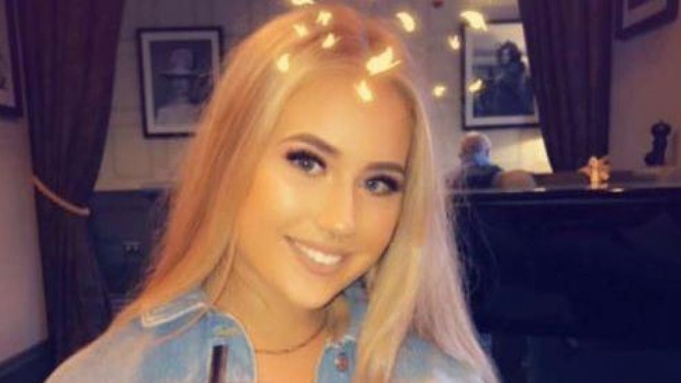 Kyra Strachan, la piba agredida.