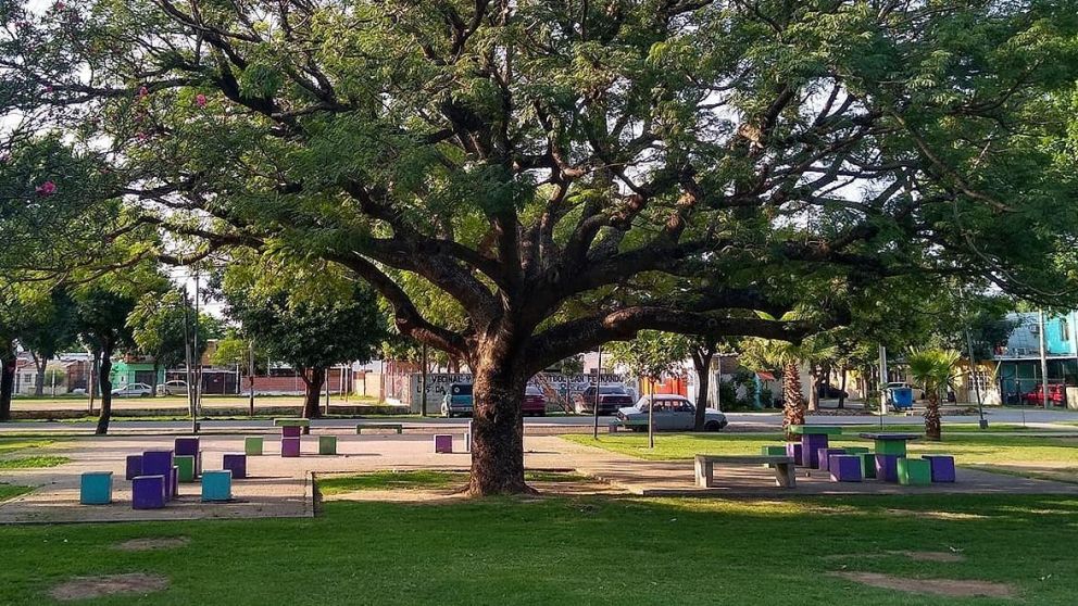 En esta plaza la pareja vendió a su hijo.