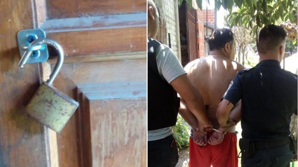 El yerno encerró a su suegra en su casa de La Plata.