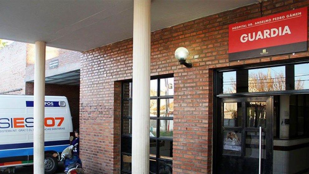 Hospital Gamen de Villa Gobernador Gálvez, donde permanece internado fuera de riesgo.