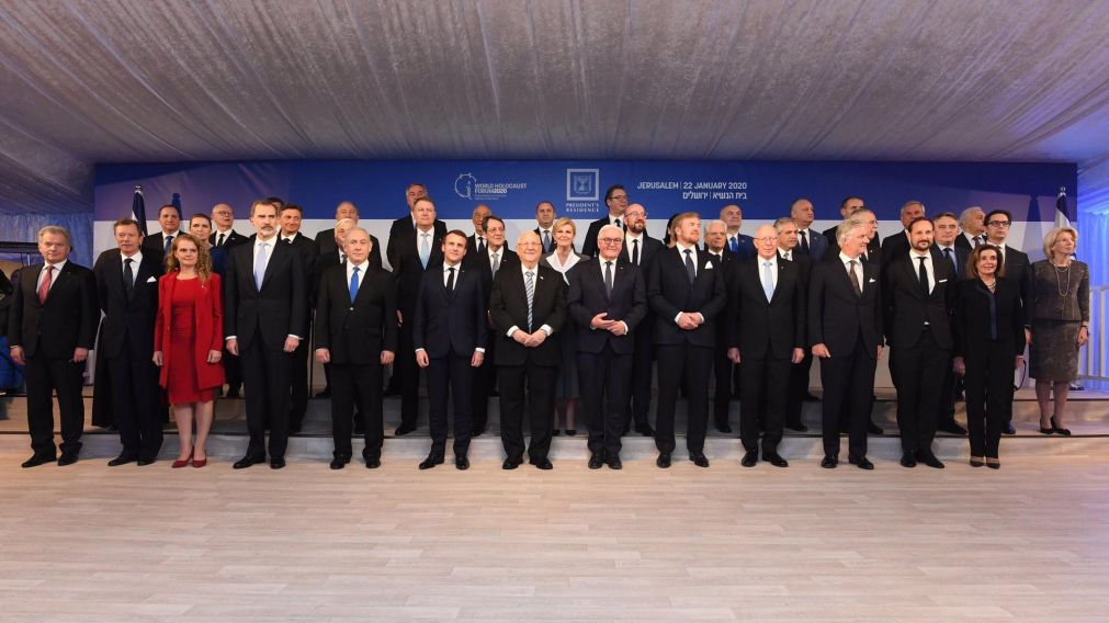 Los l�deres del mundo en Jerusal�n (Twitter).