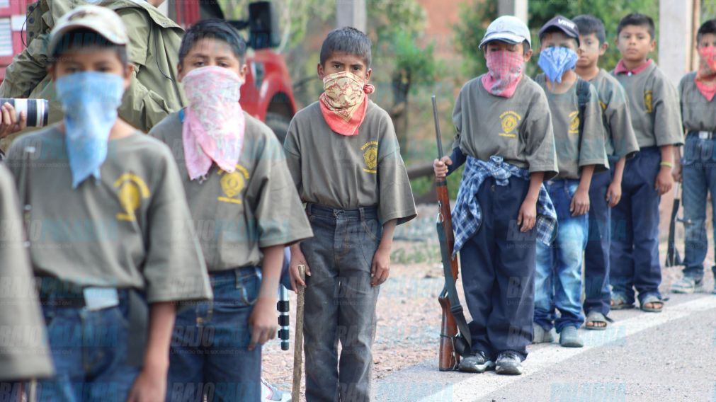 Mirada atenta de estos jóvenes "Guerreros".