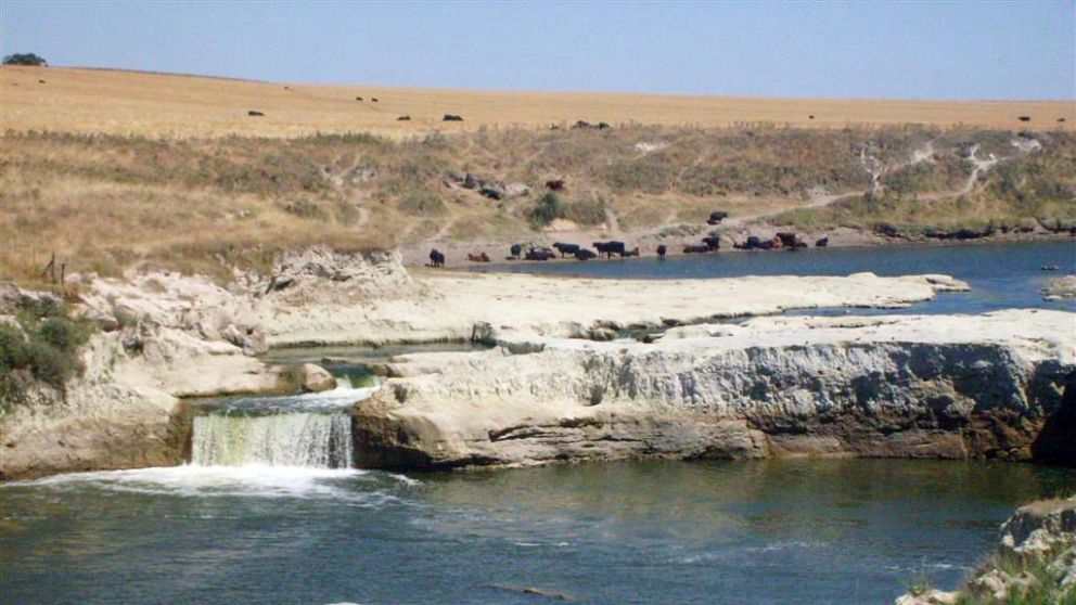 El río Quequén Salado dónde falleció el hombre.