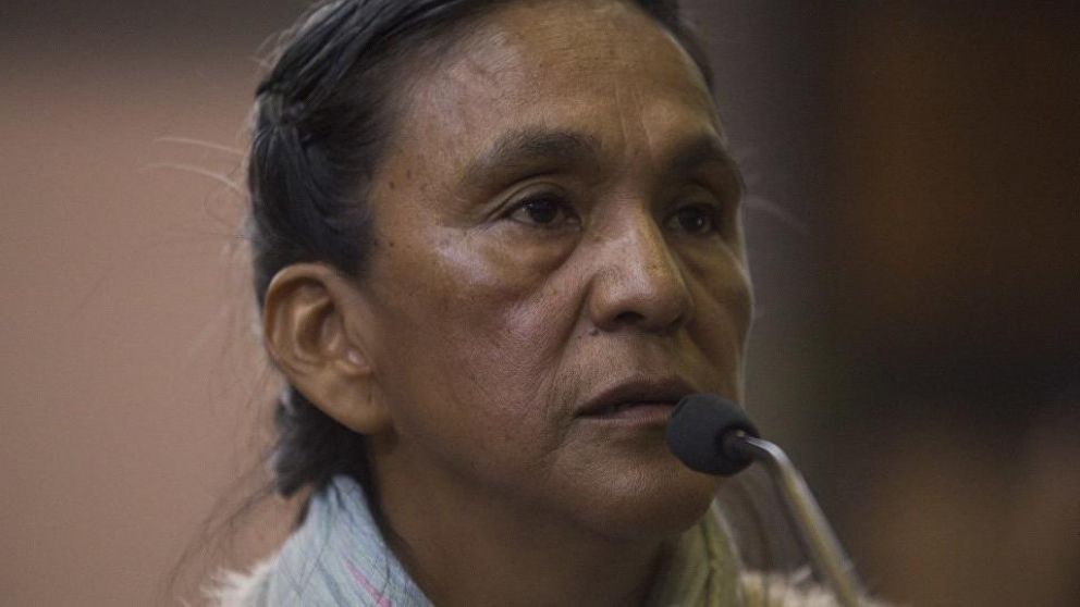 Milagro Sala, cumple prisión domiciliaria en su vivienda del barrio Cuyaya.