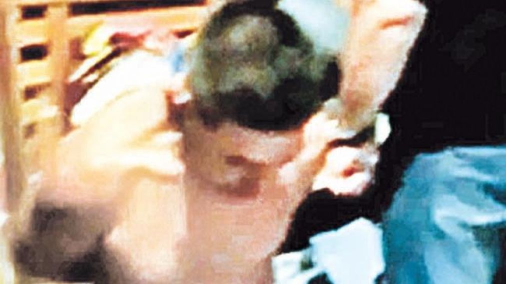 El momento de la detenci�n de Felipe M�ndez Paredes. 