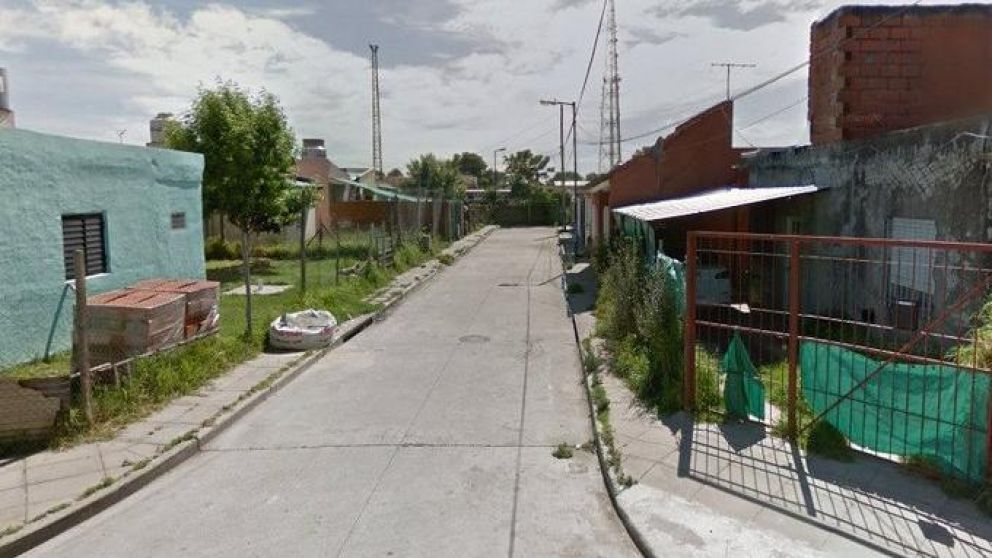 El lugar donde fueron hallados los cuerpos de tres jóvenes.
