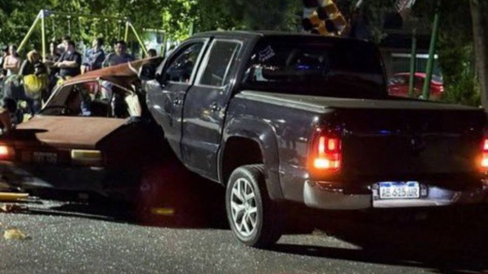 Así quedaron los vehículos tras el choque fatal.