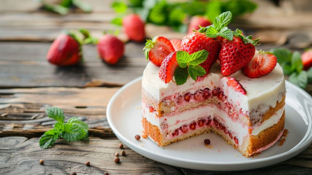 La clásica torta finlandesa con frutillas, una delicia casera que combina dulzura, textura y aroma a verano.