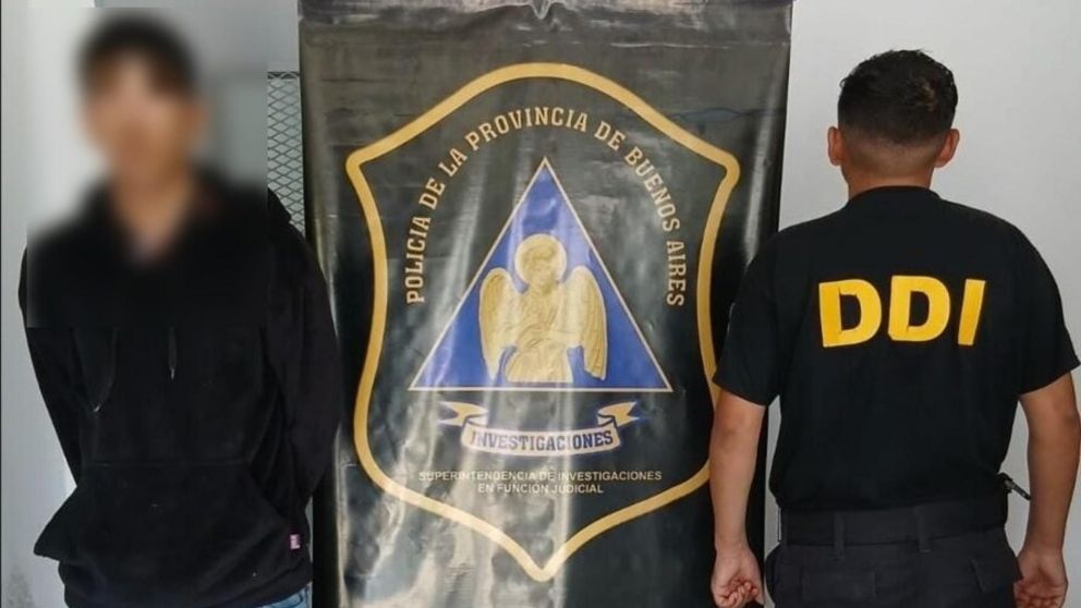 Este es el sujeto que resultó aprehendido por los investigadores policiales.