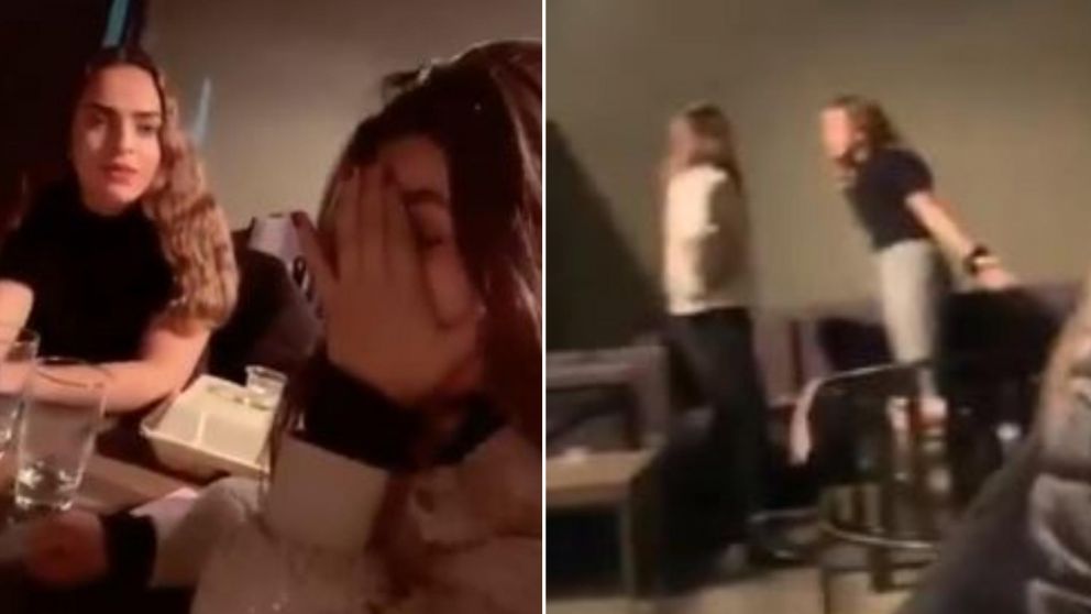 Las chicas comienzan a discutir tras la confesión (Captura).