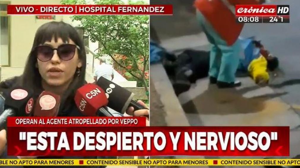 Rocío, la novia de Santiago Siciliano, en diálogo con Crónica HD (Captura).