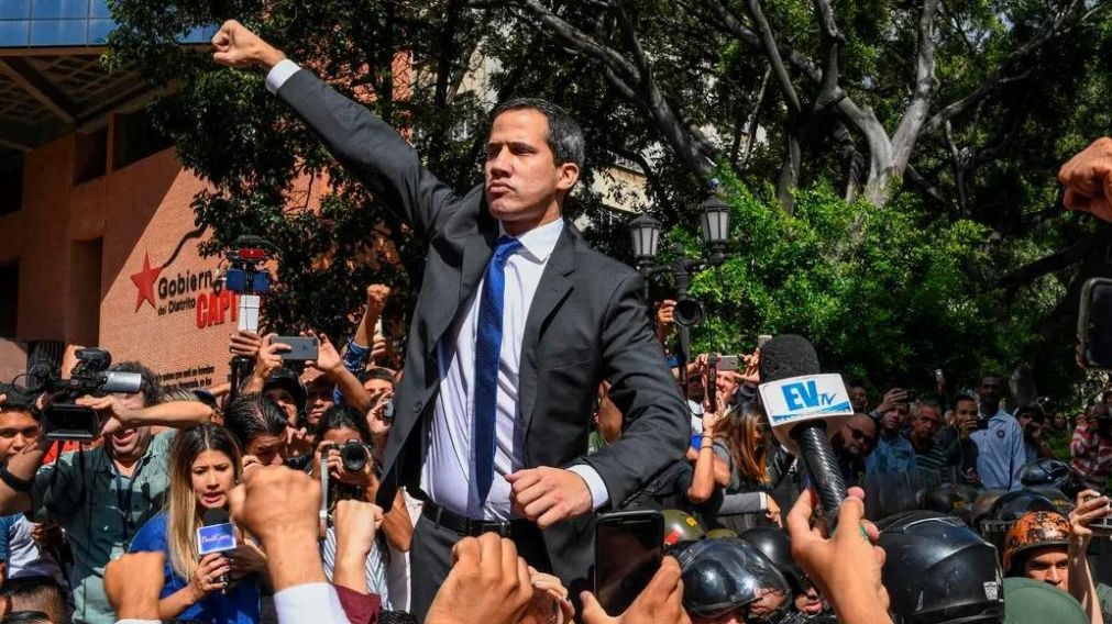Guaidó, ratificado como presidente interino de Venezuela.