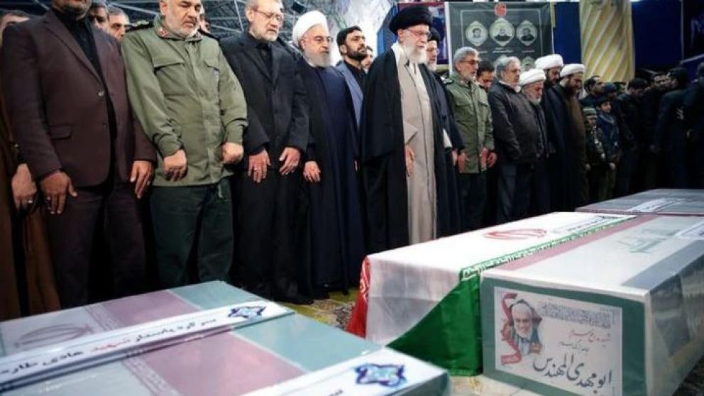 Irán homenajeó a sus caídos. (Twitter).