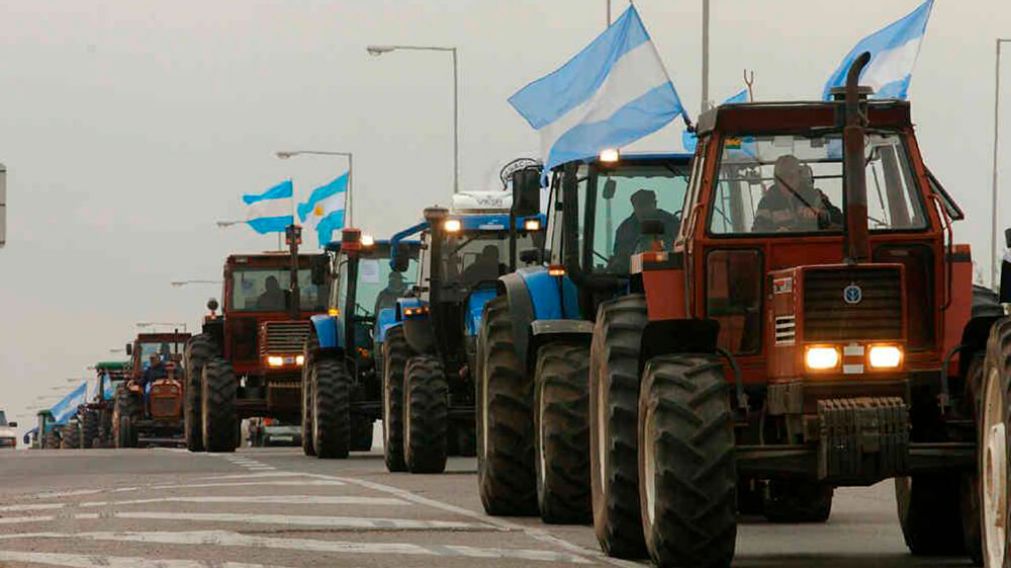 Productores autoconvocados se movilizaron. 