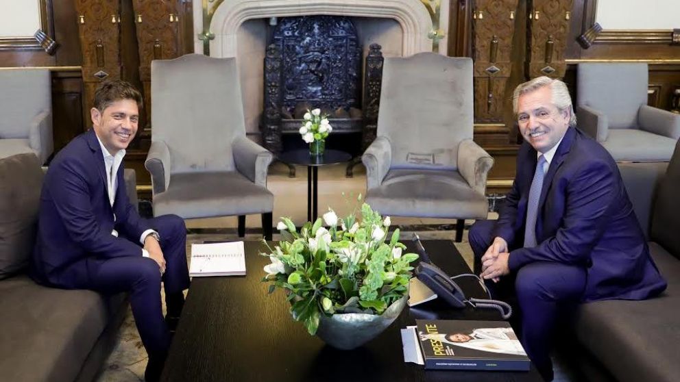 Fernández recibió en su despacho al gobernador bonaerense.