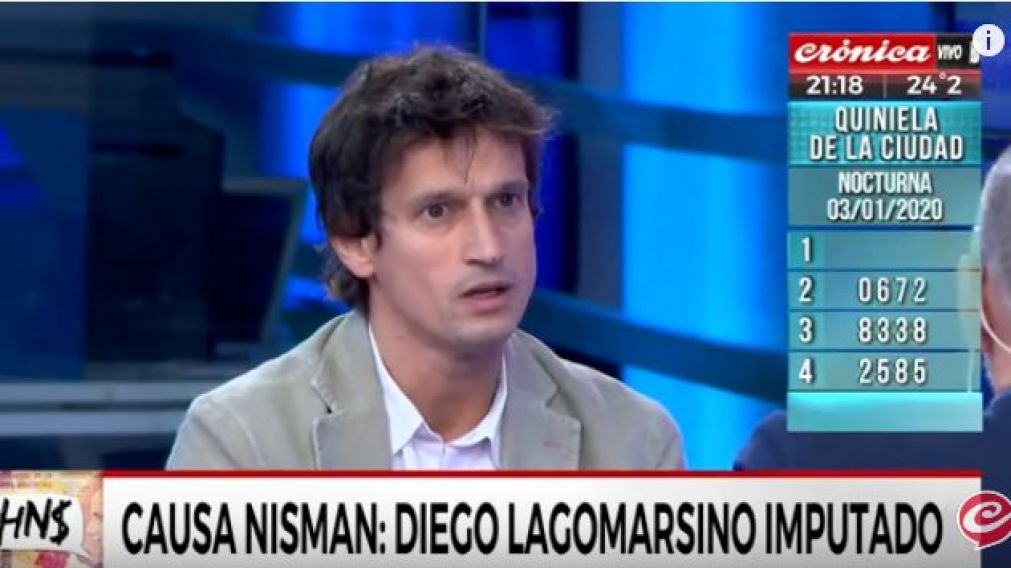Diego Lagomarsino,�imputado�en la causa Nisman, habl� en exclusiva con Cr�nica HD en el programa "Hagamos N�meros"-