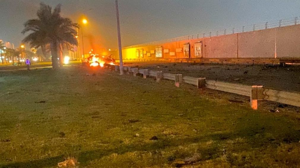 Los misiles impactaron en la cercanias del aeropuerto de Bagdad.