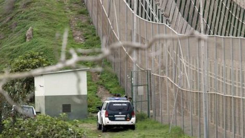 Frontera entre Marruecos y España.