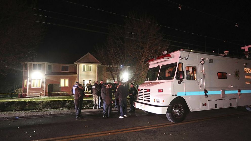 La casa del rabino en donde ocurrió el ataque.