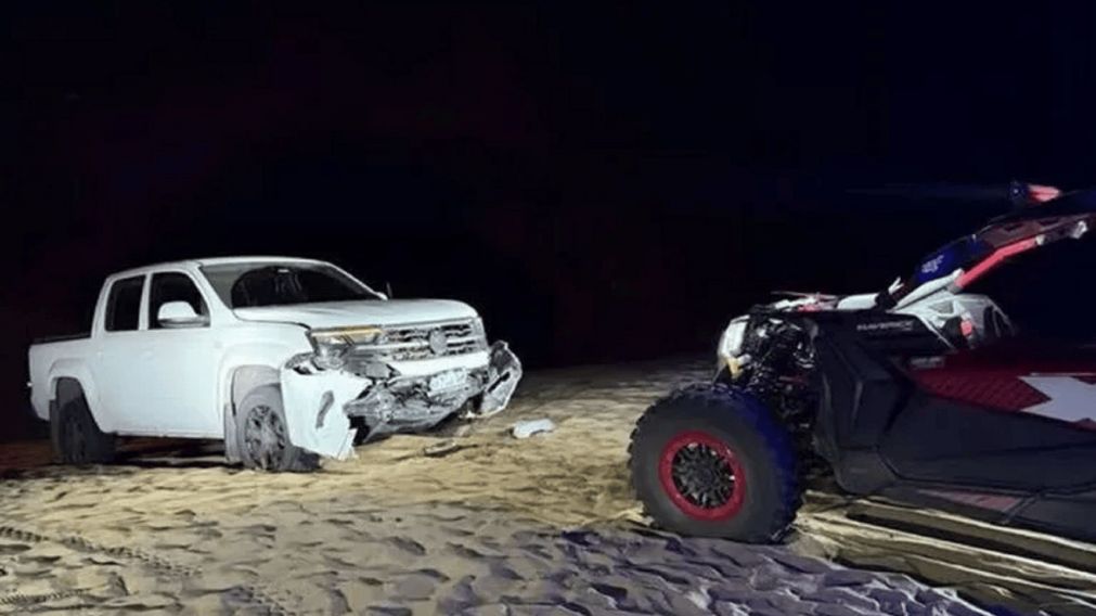 Los vehículos involucrados en el accidente de Bastian son periciados.