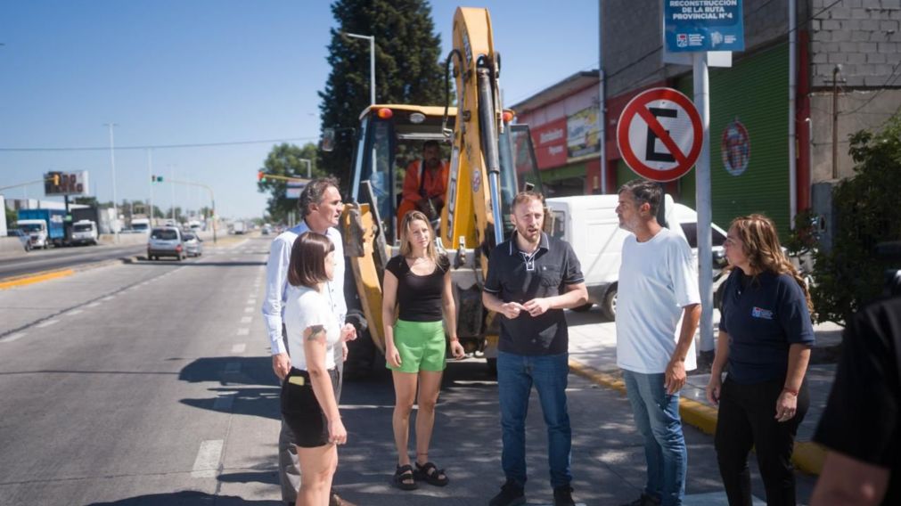 Avanza la obra de reconstrucción de la Ruta Provincial 4.