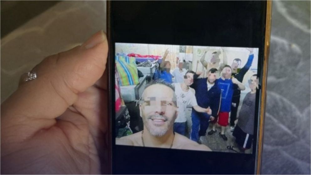 La selfie que asegur� haber recibido el hombre (Redes).