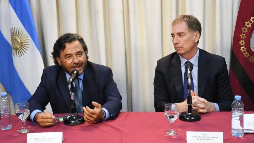 Gustavo Sáenz le pidió a Diego Santilli más certezas sobre las obras de infraestructura para Salta.