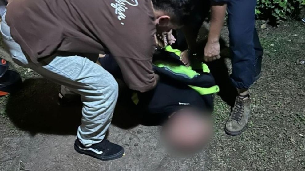 De esta manera Felipe Sosa fue capturado por los integrantes de la Policía Federal Argentina.