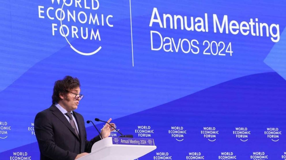 Javier Milei viajará este lunes por la noche a Davos, donde ya expuso en 2024 y 2025.