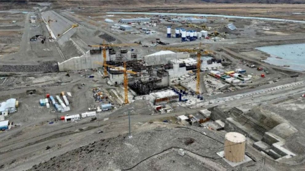 Reactivarán la construcción de la represa La Barrancosa-Jorge Cepernic en Santa Cruz (Foto NA).