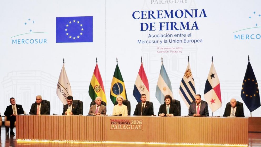 La Argentina firmó el acuerdo comercial Mercosur-Unión Europea.