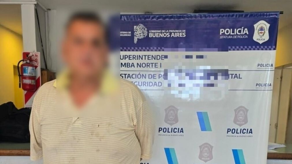 Este es uno de los sujetos que result� aprehendido en las requisas.