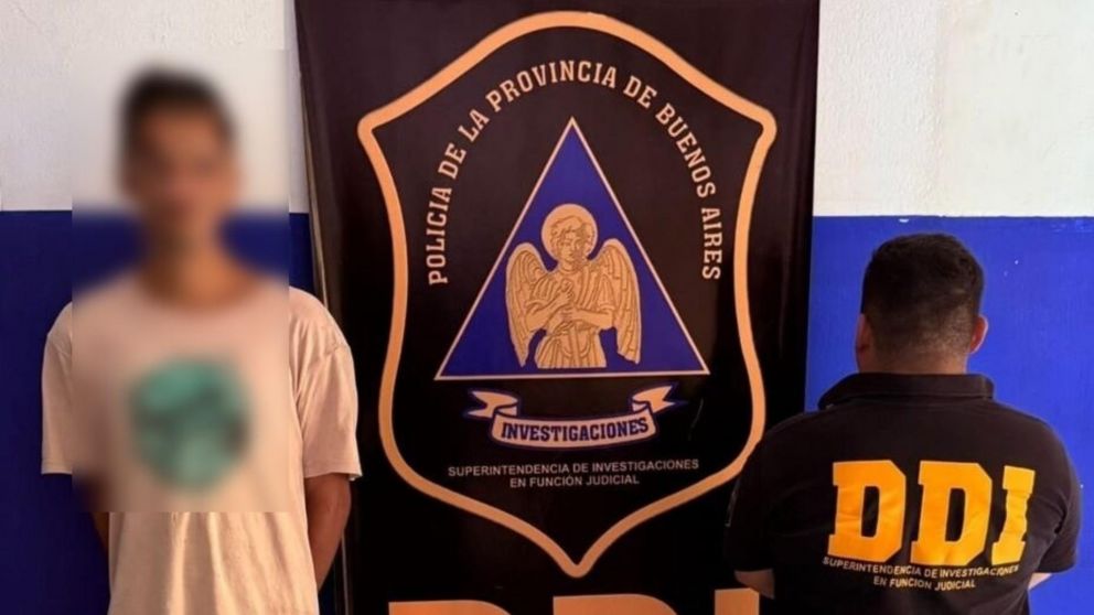 Este es el sujeto que resultó aprehendido por los investigadores policiales.