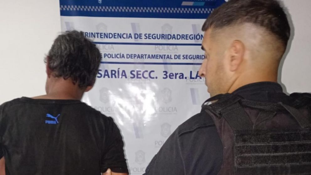 Este es el sujeto, de 49 a�os, que result� aprehendido por las autoridades policiales.