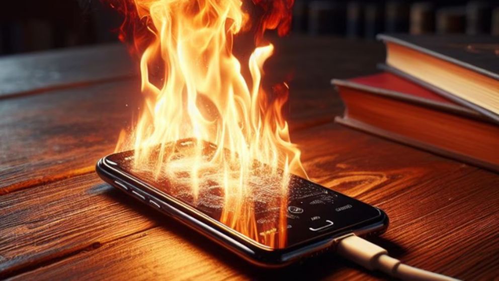 El celular estaba cargando al momento de la explosión. (Imagen ilustrativa)